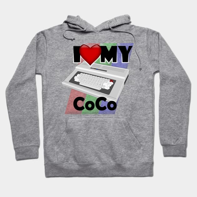 I love my CoCo background Hoodie by sgarciav